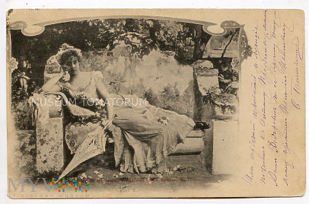 Duże zdjęcie Pocztówka artystyczna 1902