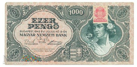 Węgry - 1000 pengo, 1945r.
