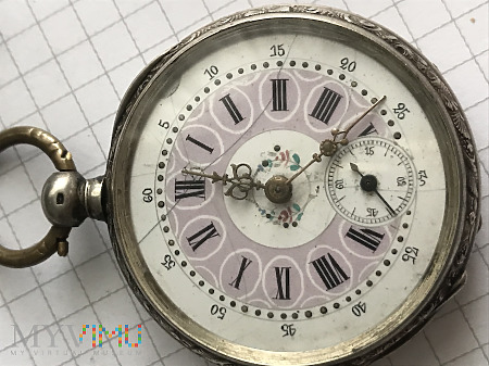 Duże zdjęcie zegarek kieszonkowy srebro 800