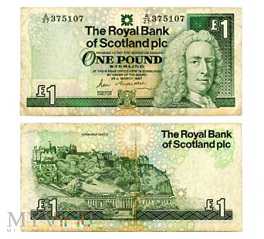 1 Pound 1987 (A27 375107) Scotland