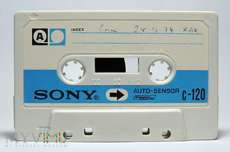 Sony C-120 Auto-Sensor kaseta magnetofonowa