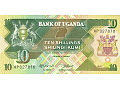 Uganda - 10 szylingów (1987)