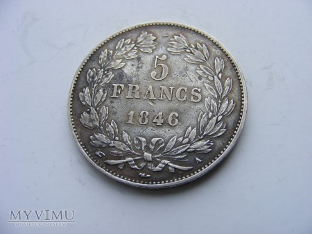 5 FRANKÓW -1846 A