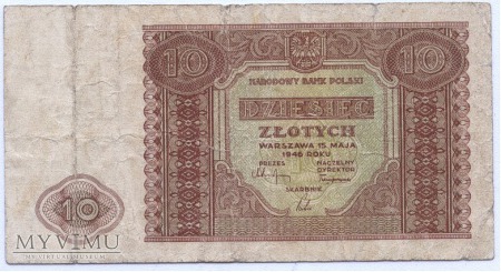 10 złotych - 1946.