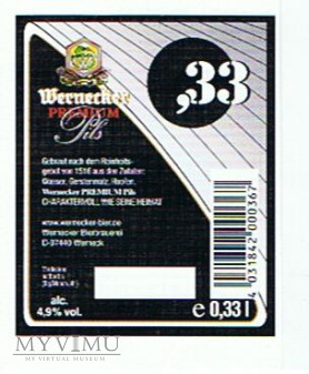 wernecker premium pils '33