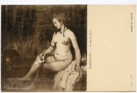 Rembrandt - Kobieta w kąpieli