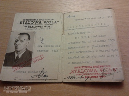 Stalowa Wola Spółdzielnia Spożywców 1945 r.