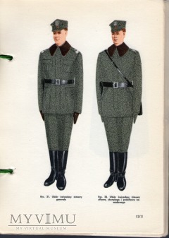 Przepisy ubiorcze żołnierzy Wojska Polskiego II-A