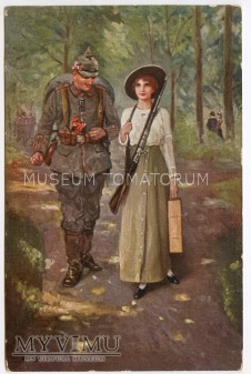 Duże zdjęcie Koniec urlopu, pożegnanie - 1916
