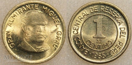 Peru, 1 CENTIMO 1985
