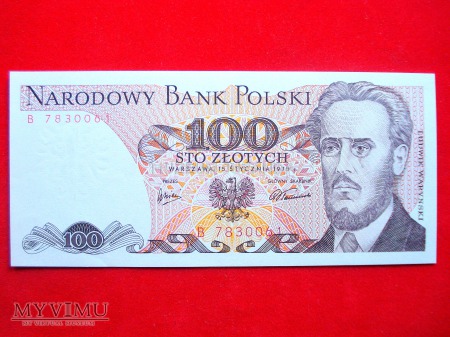 100 złotych 1975 rok