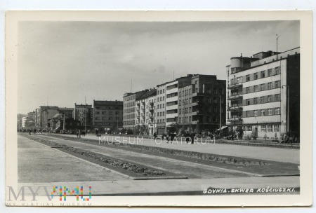 Gdynia - Skwer Kościuszki - lata 50-te
