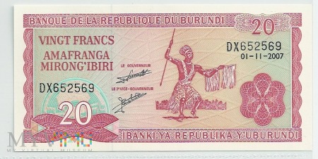 Burundi.5.Aw.20 franków.2007.P-27d.5