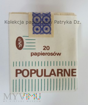 Papierosy POPULARNE 1987 r. Radom cena 22 zł