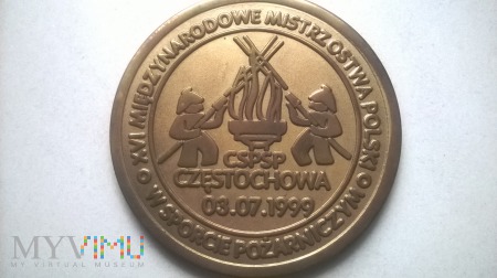 Duże zdjęcie Medal XVI Mistrzostwa Polski w Sporcie Pożarniczym