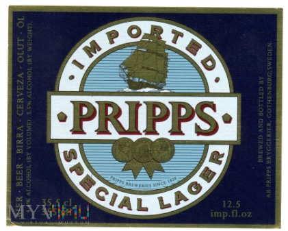Duże zdjęcie PRIPPS Imported Special Lager