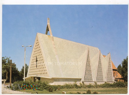 Duże zdjęcie Władysławowo - Kościół - lata 80-te XX w.