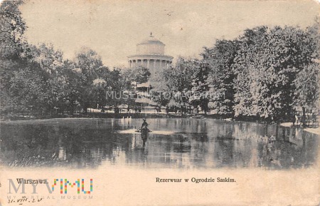 W-wa - Ogród Saski - rezerwuar - 1915