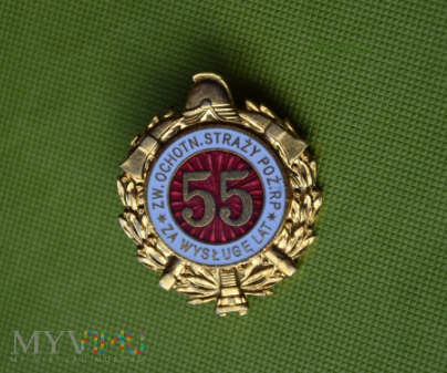 Duże zdjęcie Odznaka "Za wysługę lat 55" ZOSP RP