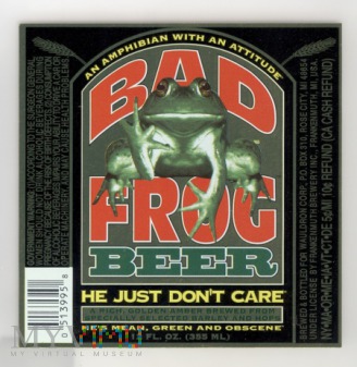 Duże zdjęcie Bad Frog Beer