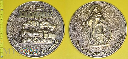 Medal kolejowy - związkowy NSZZ Solidarność