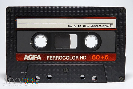 Agfa Ferrocolor HD 60+6 naklejka szara