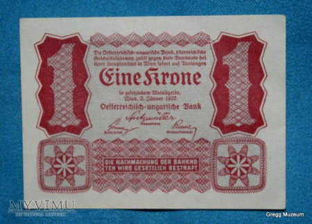 Duże zdjęcie 1 Krone 1922