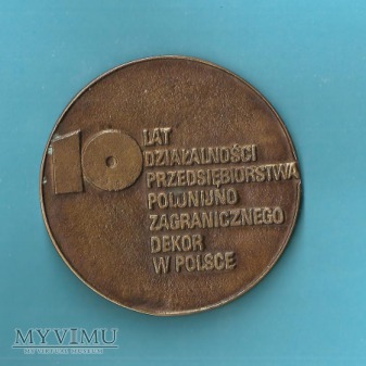 Medal okolicznościowy DEKOR CHROSLA