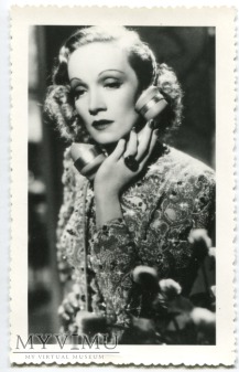 Duże zdjęcie Marlene Dietrich Celuloide Stars Pocztówka