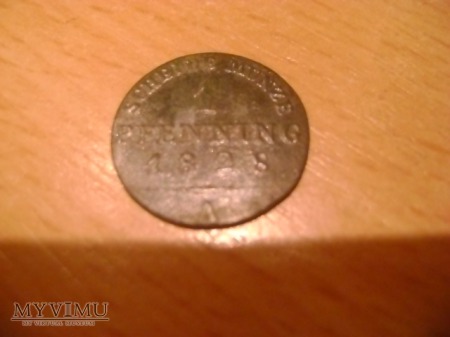 360 einen thaler 1828, 1 pfennig