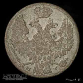 1840 - 10 gr - bita w 1844 (Królestwo Polskie)