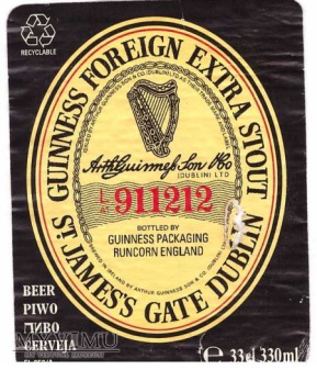 Duże zdjęcie Guinness Extra Stout