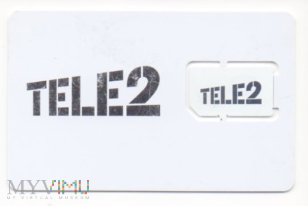 Karta SIM Tele2 - biała