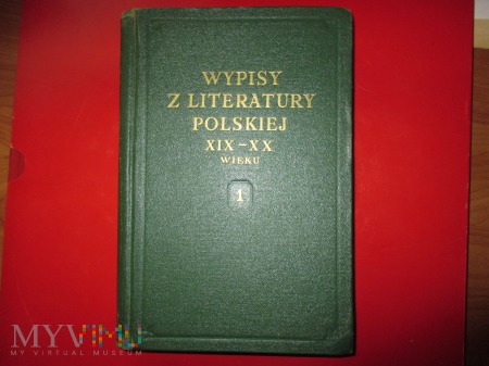 Duże zdjęcie WYPISY Z LITERATURY POLSKIEJ