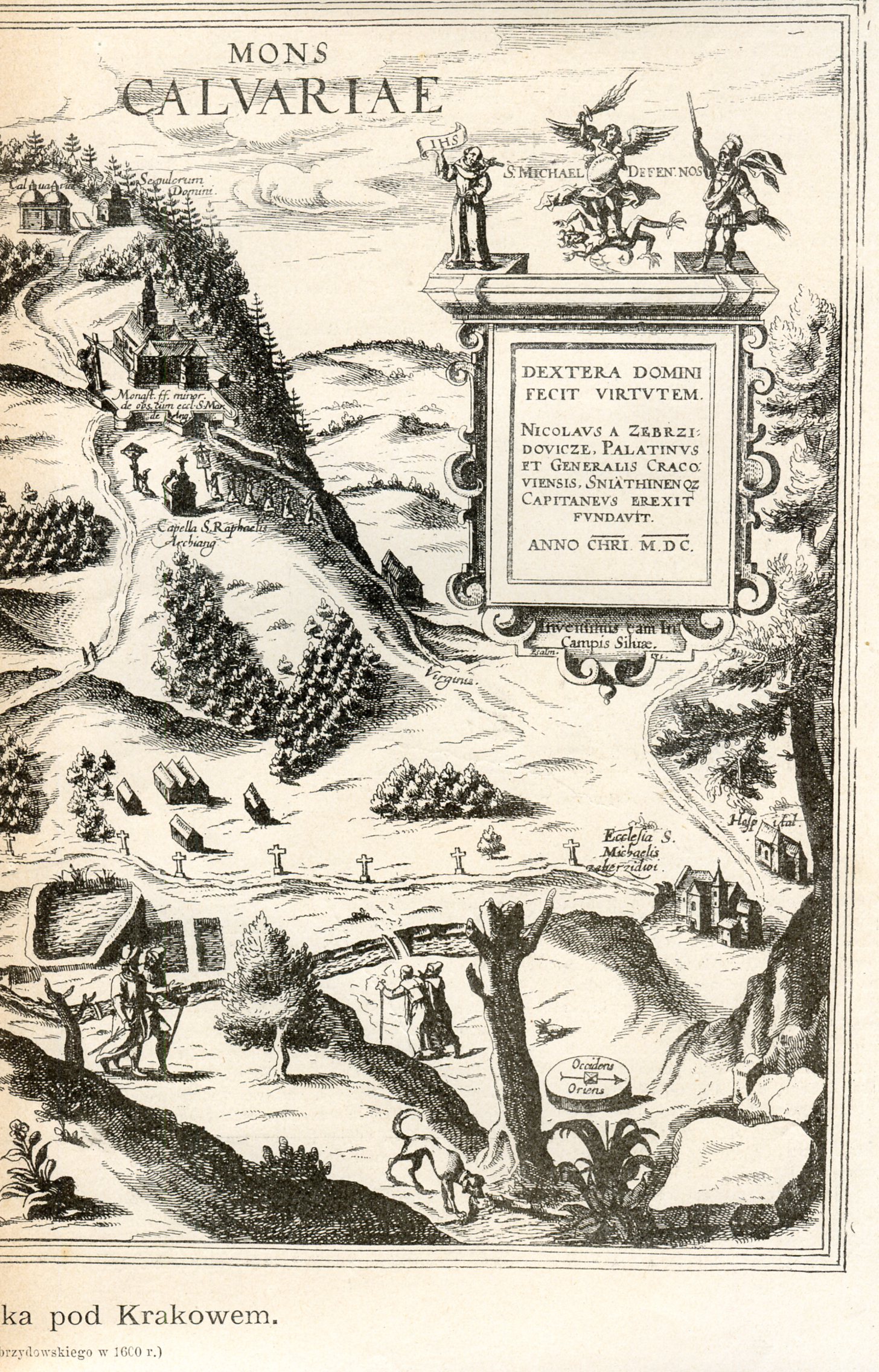 Kalwaria Zebrzydowska - plan w MUSEUM TOMATORUM - Zabytki i Pamiątki