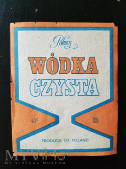 Wódka Czysta Polmos - Etykieta ( 4 )