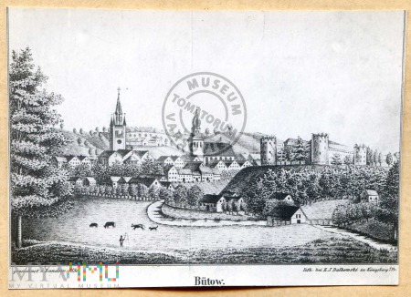 Bytów - widok ogólny 1858