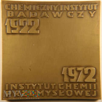 1972 - 61/72 - 50 lat Instytutu Chemii Przemysł.