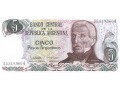 Argentyna - 5 pesos (1984)