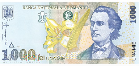 Duże zdjęcie Rumunia - 1 000 lei (1998)