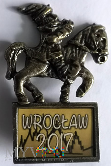 Magnes z krasnalem Panoramik z Wrocławia