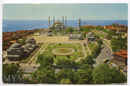 Duże zdjęcie Istanbul - Konstantynopol - Meczet Błękitny - 1965