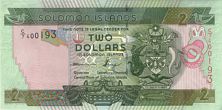 Wyspy Salomona - 2 dolary (2011)