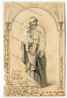 Święty Józef z Jezusem - 1904