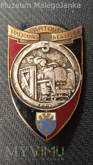 Odznaka 5 Pułku Inżynieryjnego - Francja