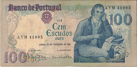 Portugalia - 100 escudo (1981)
