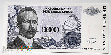 BiH 1 000 000 dinarów 1993