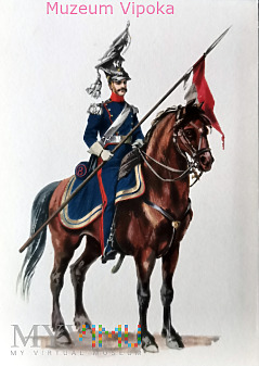 Jeździec 8 pułku ułanów (1807-1815)