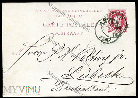 Belgijska Poczta - 1887