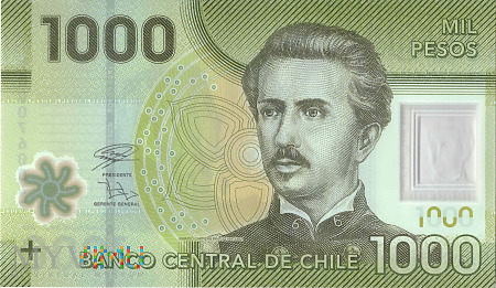 Chile - 1 000 pesos (2020)